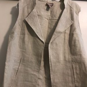 Linen vest